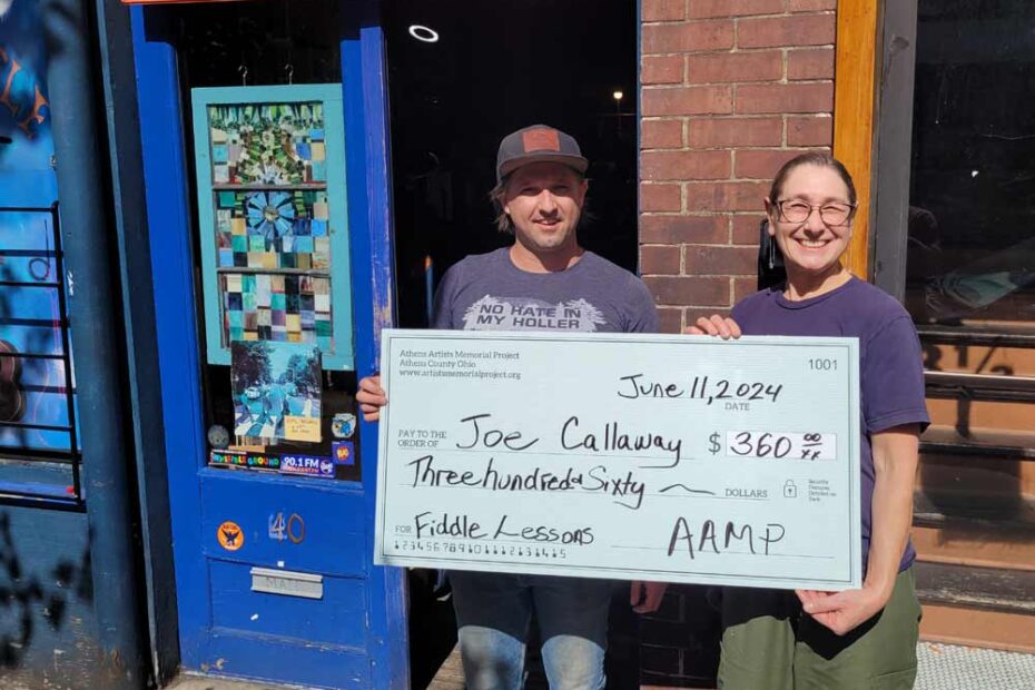 money to Joe Callaway for lessons