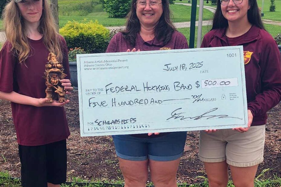 AAMP donation to federal hocking band camp
