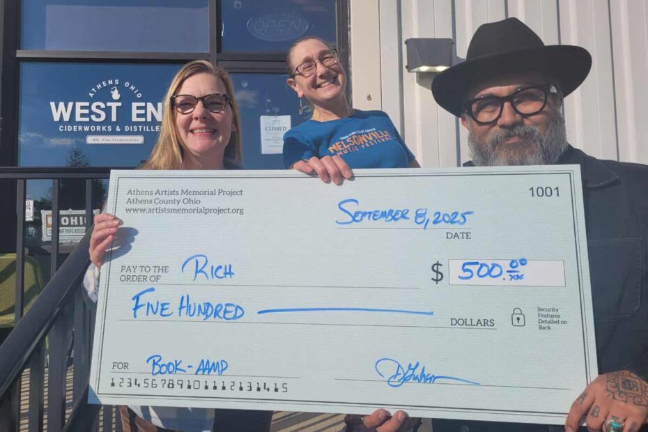 AAMP donation to local photographer